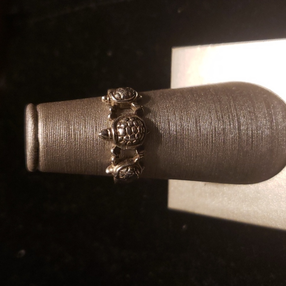 Sterling Silver turtle ring